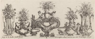 Upeita maljakoita, luultavasti vuodelta 1646. tekijältä Stefano della Bella