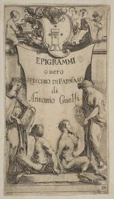 Epigrammi de Guelfin etukappale, n. 1636. tekijältä Stefano della Bella