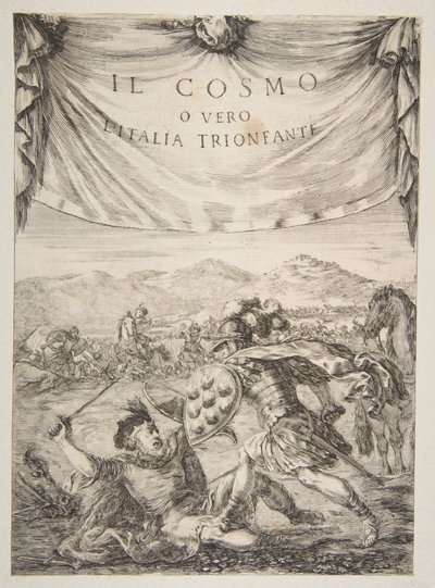 Il Cosmon etukappale, 1650. tekijältä Stefano della Bella