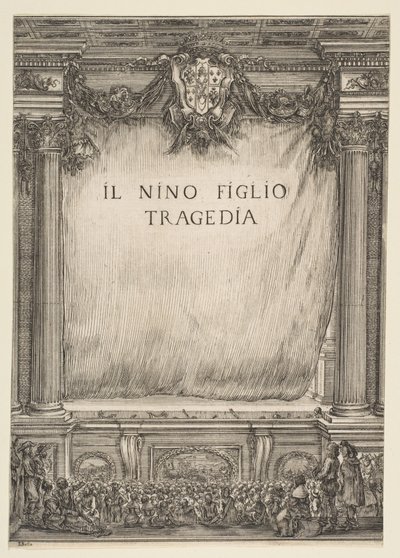 Il Nino Sonin etukappale, 1655. tekijältä Stefano della Bella