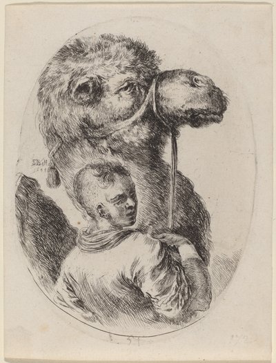 Sulhanen kamelin kanssa, 1649. tekijältä Stefano della Bella