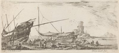 Harbour View, 1644. tekijältä Stefano della Bella