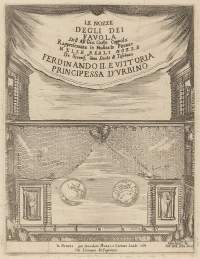 The Wedding of the Gods: Frontispiece tekijältä Stefano della Bella
