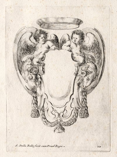 Uusi malli Cartouchelle, 1647. tekijältä Stefano della Bella