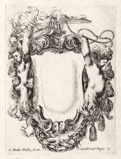 Uusi malli Cartouchelle, 1647. tekijältä Stefano della Bella