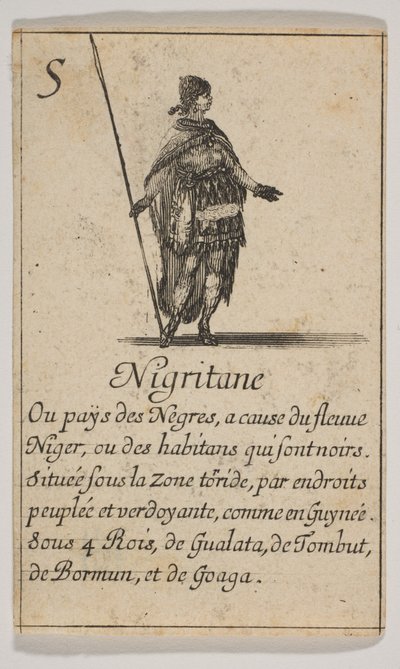 Nigritane, 1644. tekijältä Stefano della Bella