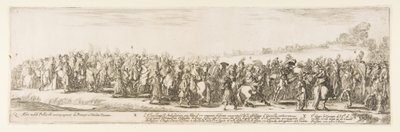Osa Puolan lähetystön sisäänkäyntiä Q.X.Y., 1633. tekijältä Stefano della Bella