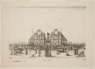 Place Dauphine tekijältä Stefano della Bella