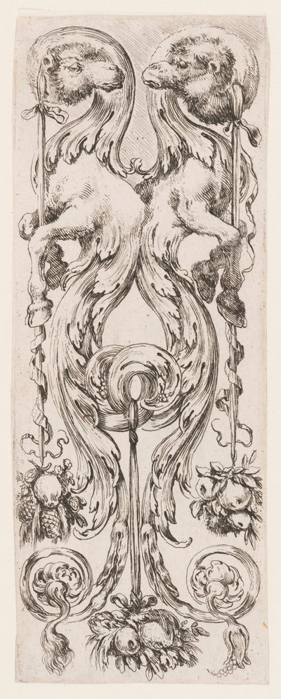 Lautas, Ornamenti o Grotteschelta (Ornamentit tai Grotesques) tekijältä Stefano della Bella