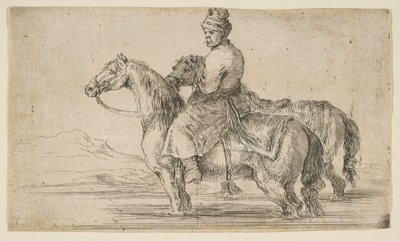 Puolan sulhasen uimahevoset, n. 1662. tekijältä Stefano della Bella