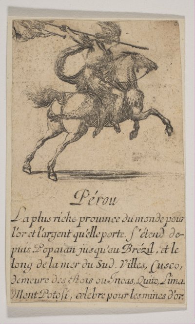 Peru, 1644. tekijältä Stefano della Bella