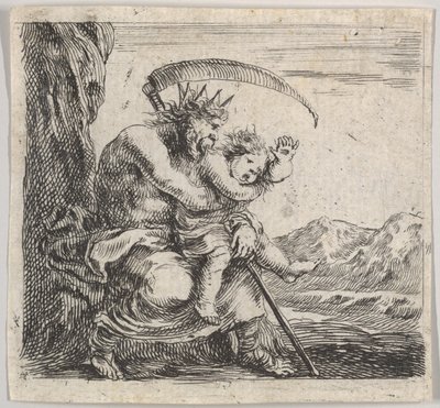 Saturn, Game of Mythology Game of Mythology, 1644. tekijältä Stefano della Bella