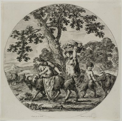 Satyr-perhekävely tekijältä Stefano della Bella