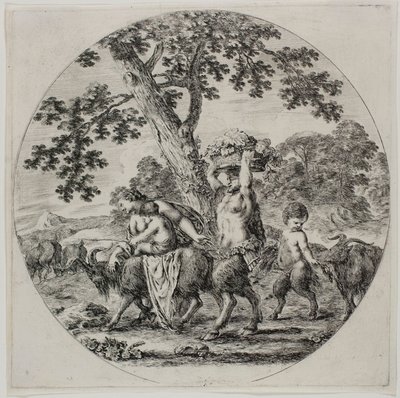 Satyr-perhekävely tekijältä Stefano della Bella