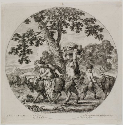 Satyr-perhekävely tekijältä Stefano della Bella