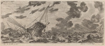 Laiva Tempestissä, 1644. tekijältä Stefano della Bella