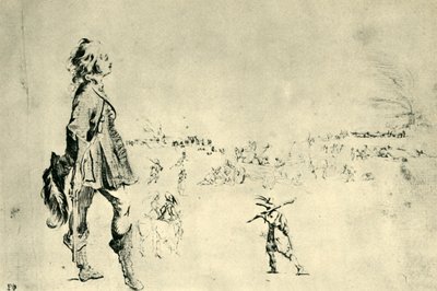Pysyvä mieshahmo, 1633-1634, 1943. tekijältä Stefano della Bella