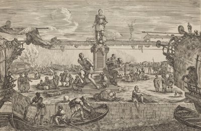 Ferdinand I:n patsas, luultavasti n. 16541655. tekijältä Stefano della Bella