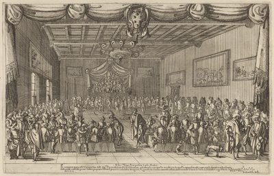 Piacevolin juhlat 1627. tekijältä Stefano della Bella