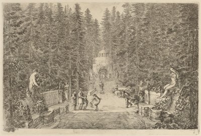 Vesisuihku, luultavasti 1653. tekijältä Stefano della Bella