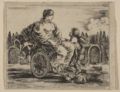 Venus, Game of Mythology Game of Mythology, 1644. tekijältä Stefano della Bella