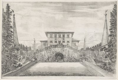 Villa Pratolino De Villa Pratolino (sarjan nimi) Vues de la villa de Pratolino (sarjan nimi) tekijältä Stefano della Bella