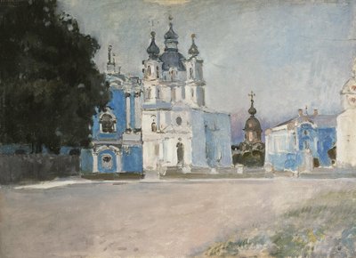 Smolnyn luostari Pietarissa, 1900-luvun alku. tekijältä Stepan Petrovich Yaremich