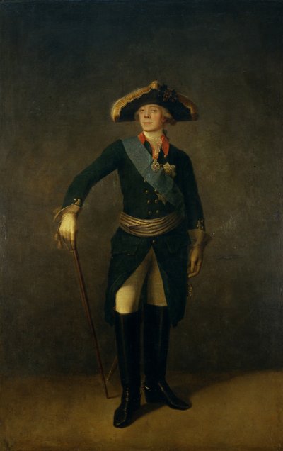 Venäjän keisari Paavali I:n muotokuva 1754-1801, 1797 tekijältä Stepan Semenovich Shchukin