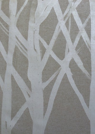 Tree I, 2016 (vaha kankaalle) tekijältä Stephen Dow
