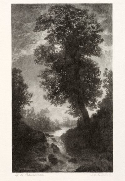 Moonlightin vesiputous, 1887. tekijältä Stephen Greeley Putnam
