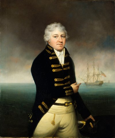 Itä-Intian komppanian kapteenin muotokuva, noin 1800 (öljymaalaus) tekijältä Stephen Hewson