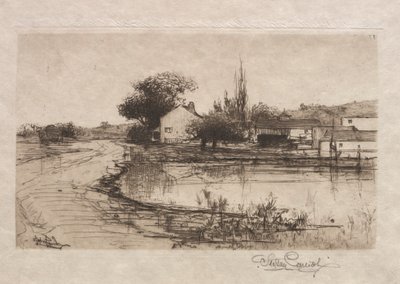 Luonnos lähellä Pittsfieldiä, Mass., 1887-1888. tekijältä Stephen Parrish