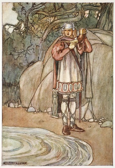 "Dermot otti torven ja olisi täyttänyt sen", vuonna 1910. tekijältä Stephen Reid