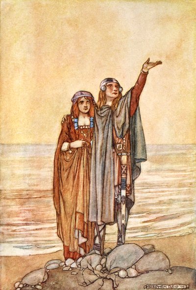 "Seuraa minua nyt Allenin kukkulalle", vuodelta 1910. tekijältä Stephen Reid