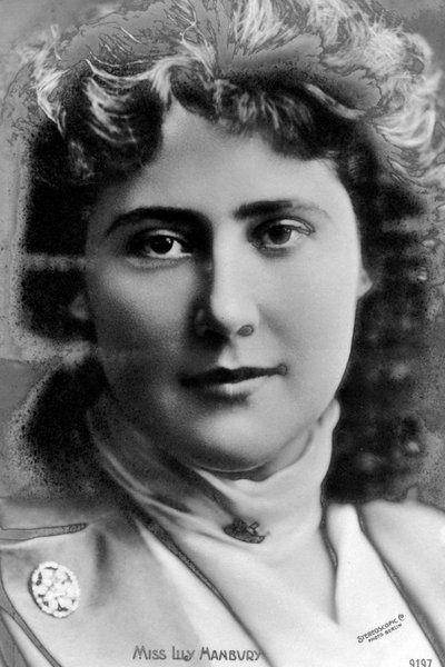 Lily Hanbury 1874-1908, englantilainen näyttelijä, 1900-luvun alku. tekijältä Stereoscopic Company