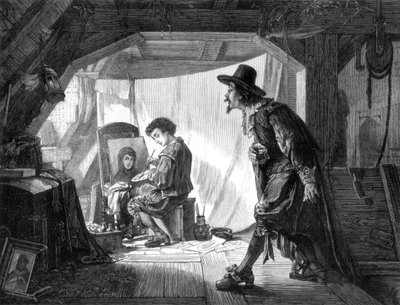 Nuori Rubens yllätti isäntänsä Van Noort, 1875. tekijältä Steven Arad Allen
