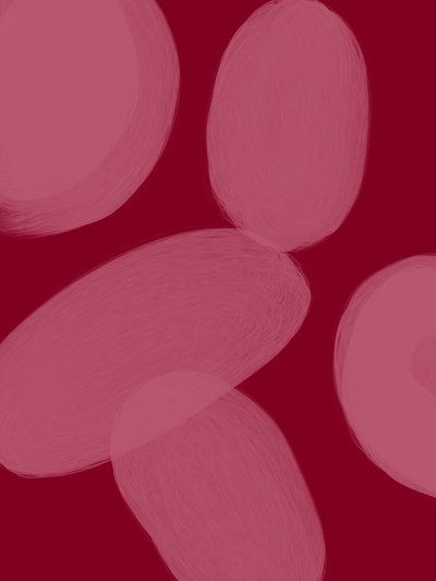 Virtaavat purppuranpunaiset muodot tekijältä Studio Palette