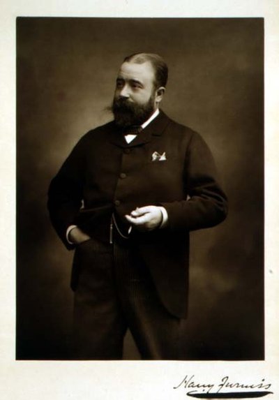 Harry Furniss (1854-1925), kuvittaja ja karikaturisti, muotokuva (m/w valokuva) tekijältä Studio Walery