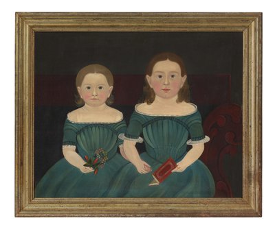 Mary ja Elizabeth Hathaway, noin 1849 (öljy kankaalle). tekijältä Sturtevant J. Hamblin