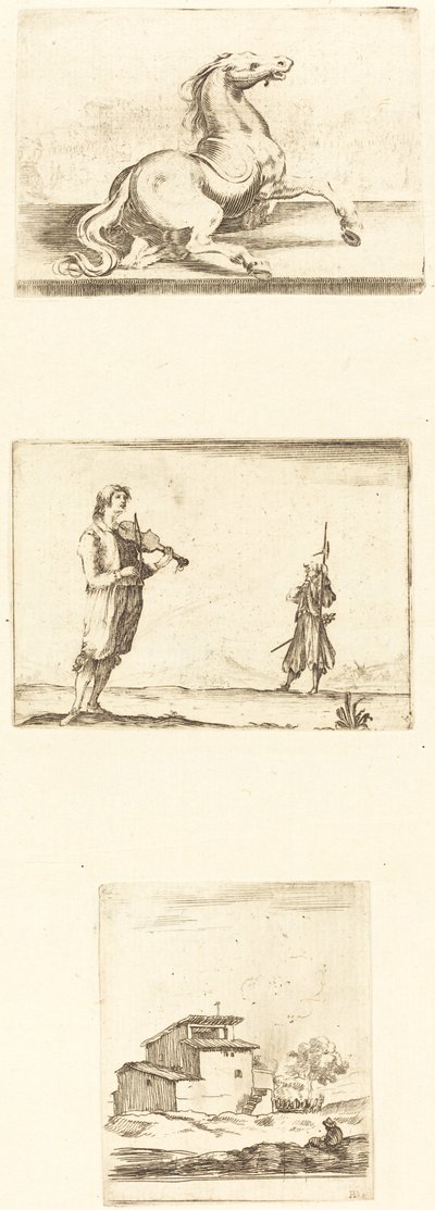 Etsausarkki tekijältä Style of Jacques Callot