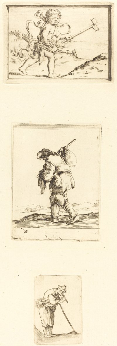 Etsausarkki tekijältä Style of Jacques Callot