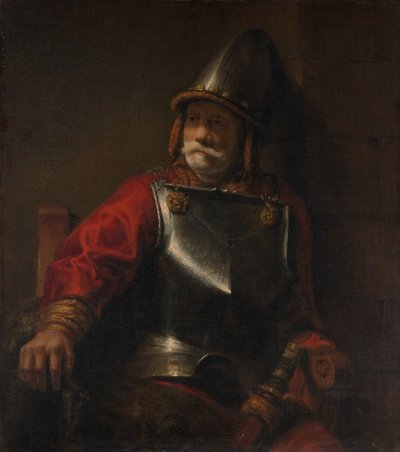Mies panssarissa Mars. tekijältä Style of Rembrandt