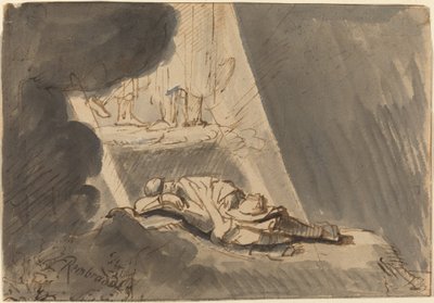 Jaakobin unelma tekijältä Style of Rembrandt van Rijn