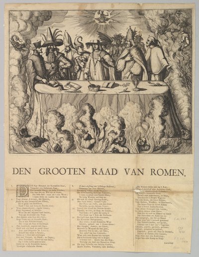 Rooman suuri kirkolliskokous, 1665-1708. tekijältä Style of Romeyn de Hooghe