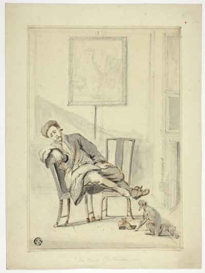 Väsynyt urheilija tekijältä Style of William Hogarth