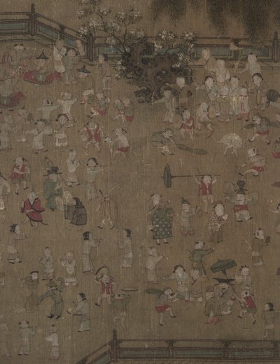 Sata lasta leikkimässä, 1100-1200. tekijältä Su Hanchen