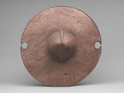 Daraga tai kilpi, n. 1885 (virtahevon nahka) tekijältä Sudanese School
