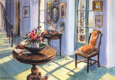 Vanessas aurinkoinen sali, 1995, (guassi kortilla) tekijältä Sue Wales