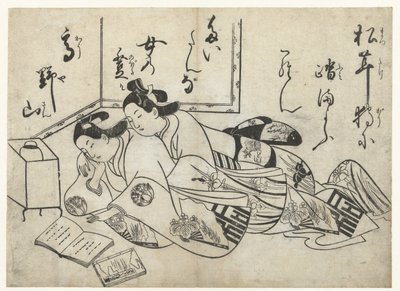 Lukemisen ystävät tekijältä Sugimura Jihei (attributed to)