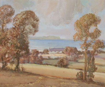 Scarborough Bay (akvarelli paperille) tekijältä Sunderland Rollison